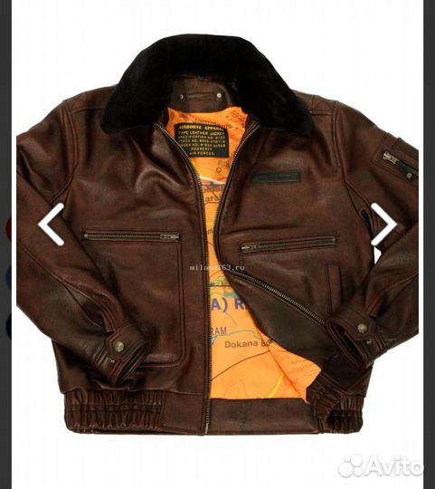 Мужская куртка пилот Top Gun 2