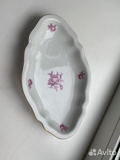 Селедочница форыоровая из чешского сервиза