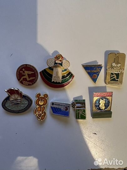 Значки СССР олимпиада 80