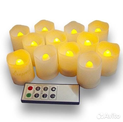Набор светодиодных декоративных свечей TG-SET12