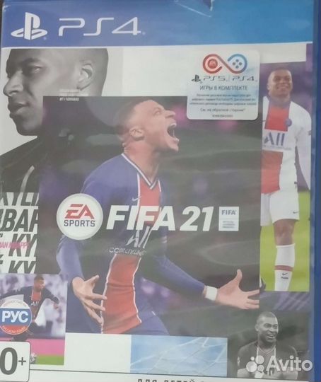Игра для приставок ps4 FIFA 21