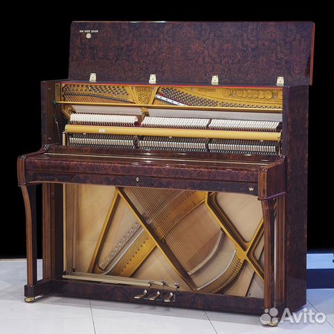 Пианино Seiler 122 Konsole (BU) корень ореха, пол объявление продам