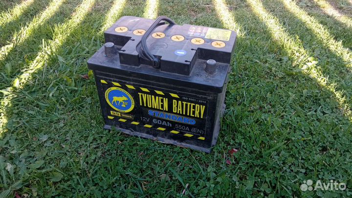 Аккумулятор автомобильный 60 ah, 550а