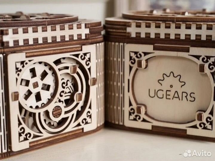 Деревянный конструктор ugears. Шкатулка с секретом