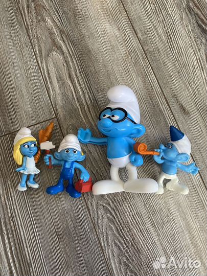 Смурфики пакетом (4 шт)