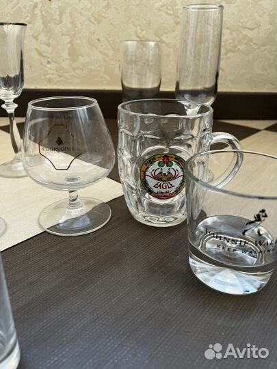 Стаканы рюмки фужеры бокалы