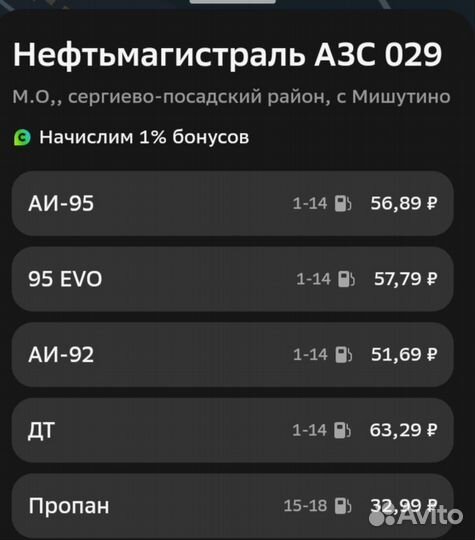 Акция АЗС