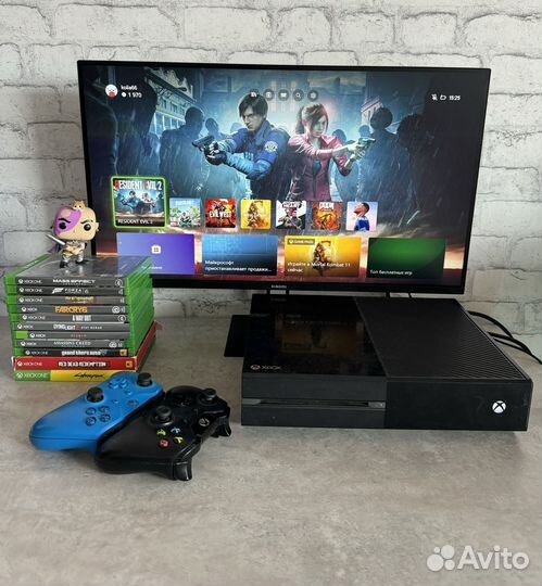 Xbox One 500gb + Много игр