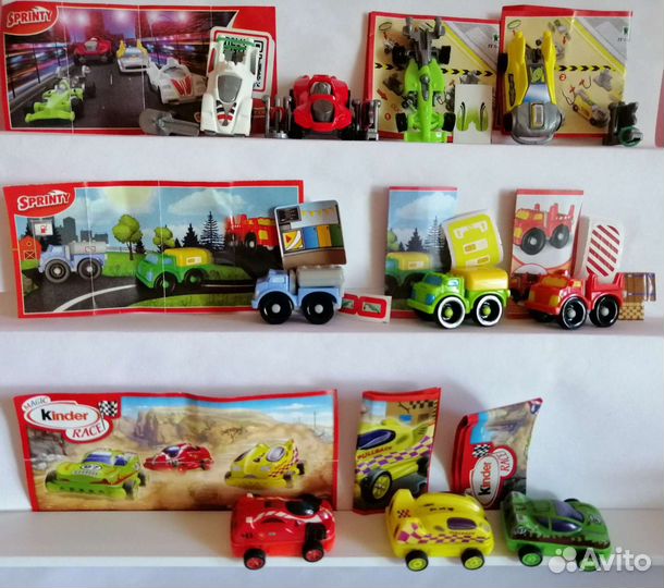 Киндер-сюрприз. машинки серии. модель такси и др