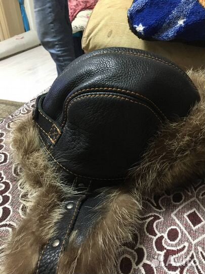 Норковая шапка мужская