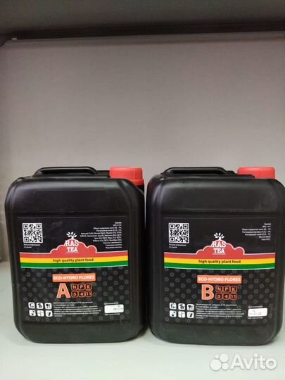 Удобрениe rastea eco-hydro flores A+B