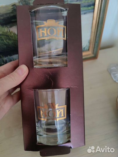 Стаканы фирменные коньяк Ной
