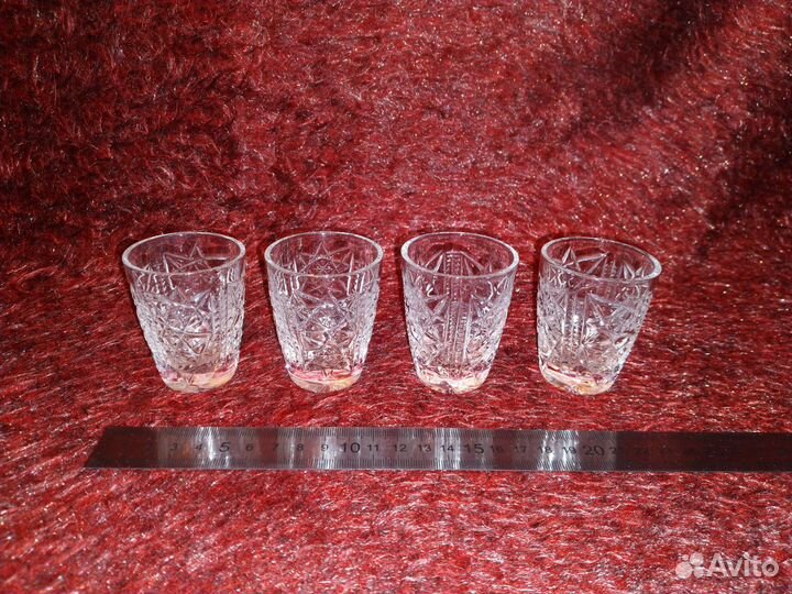 Хрустальные рюмки СССР