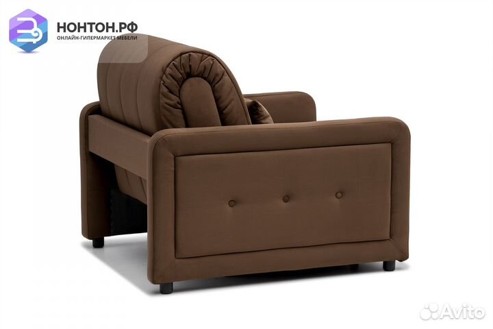 Кресло аккордеон Борго коричневое