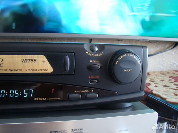 Видеомагнитофон philips vr 755 55 hi fi vhs