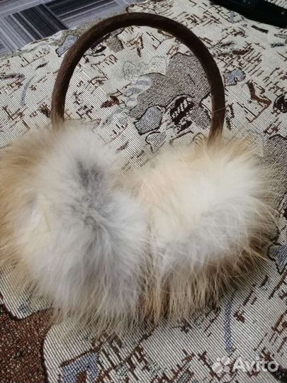 Меховые наушники