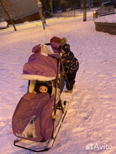 Коляска санки