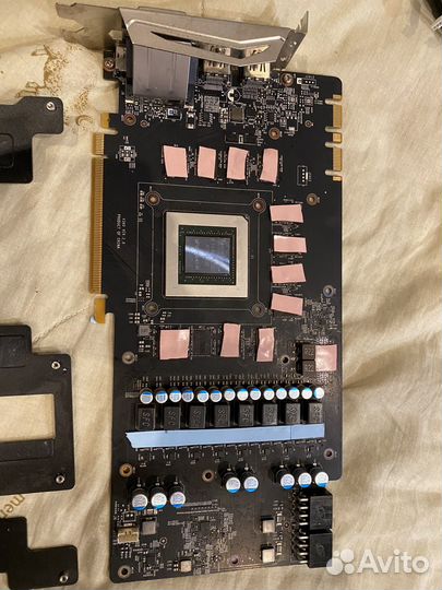 Msi gtx 1080 ti armor, новые прокладки, паста