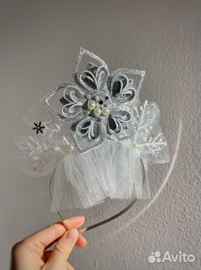 Ободок Снежинка