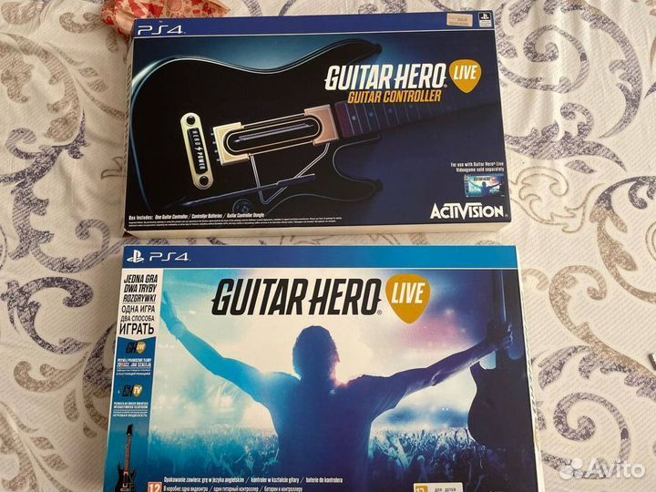 Guitar ero Live PS4 игра и две гитары