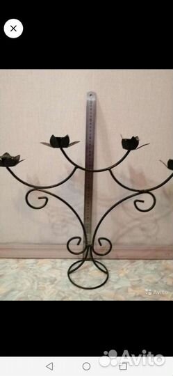 Подсвечник кованный