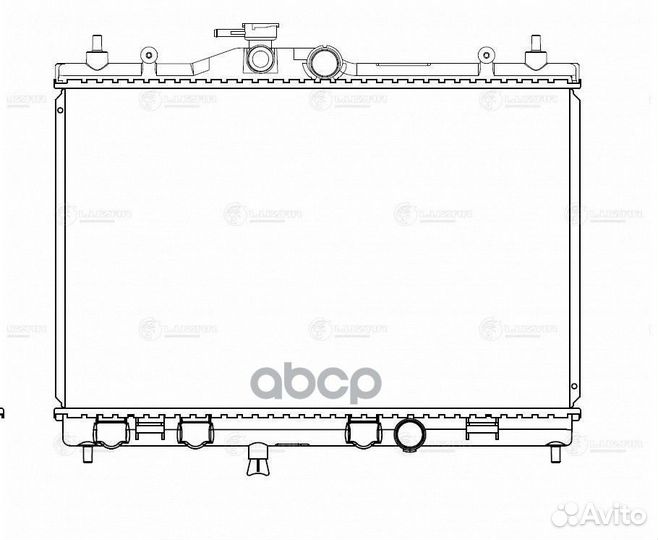 Радиатор охл. для а/м Nissan Juke (10) 1.6i (L