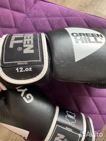 Боксерские перчатки 12 oz кожа