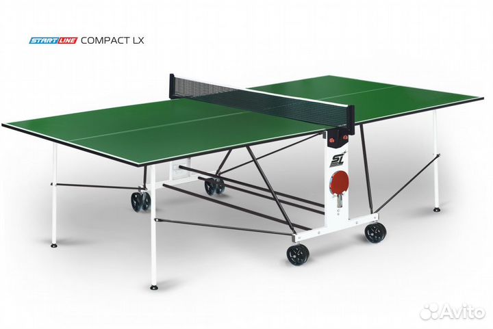 Теннисный стол для помещений Compact LX green