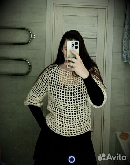 Кофта сетка женская