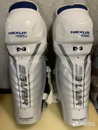 Щитки хоккейные bauer 14
