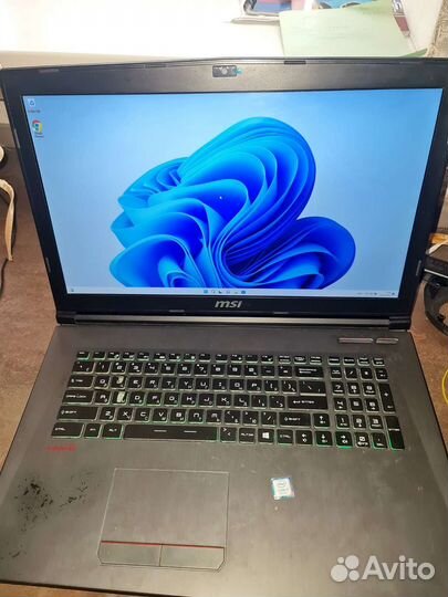 Игровой ноутбук msi i5.16gb,1050