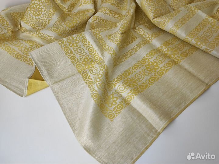 Скатерть льняная СССР новая