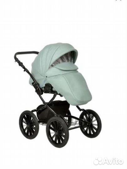 Коляска 2 в 1 эко кожа Indigo