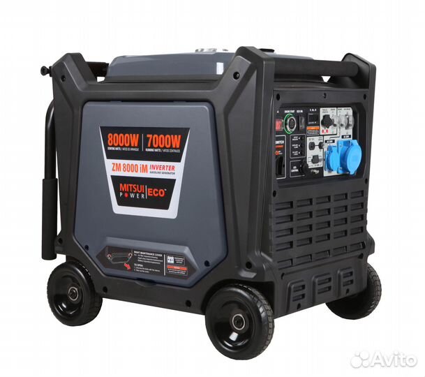 Генератор бензиновый инверторный с электростартером 8 кВт