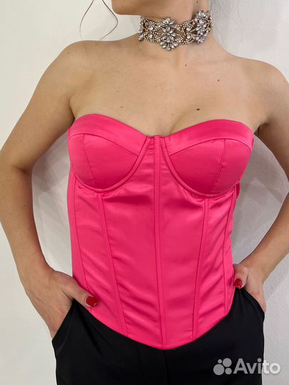 Корсетный топ корсет с чашками