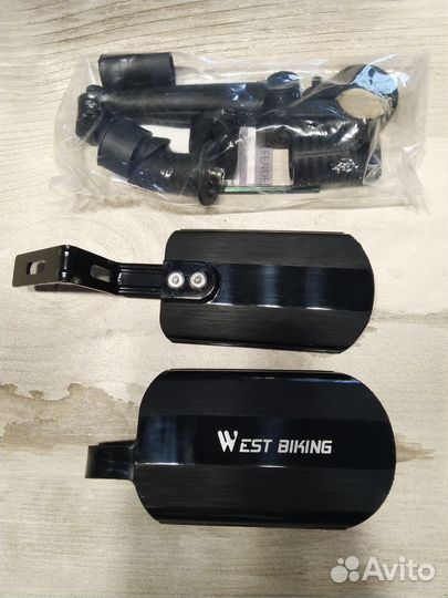 Крылья на велосипед телескопические