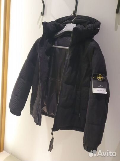 Куртка зимняя Stone island, вельветовая