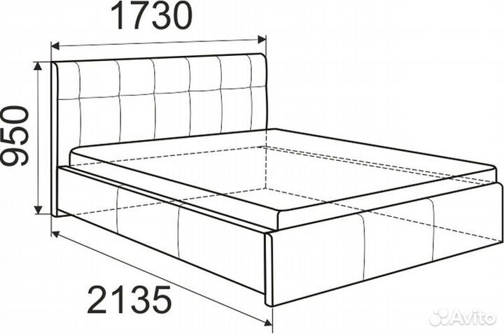 Кровать Лаура с подъёмным механизмом