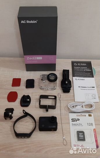 Экшн-камера AC Robin ZED2 Pro + micro cdxc 128 Gb