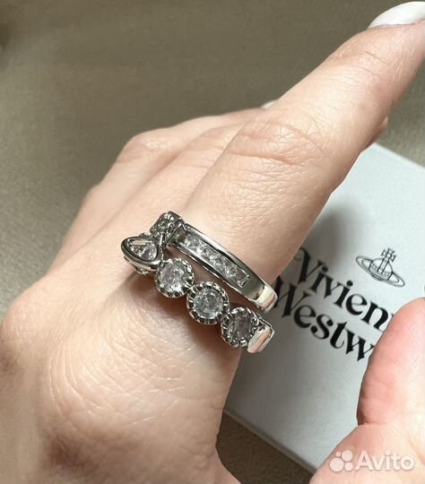 Двойное кольцо Vivienne Westwood
