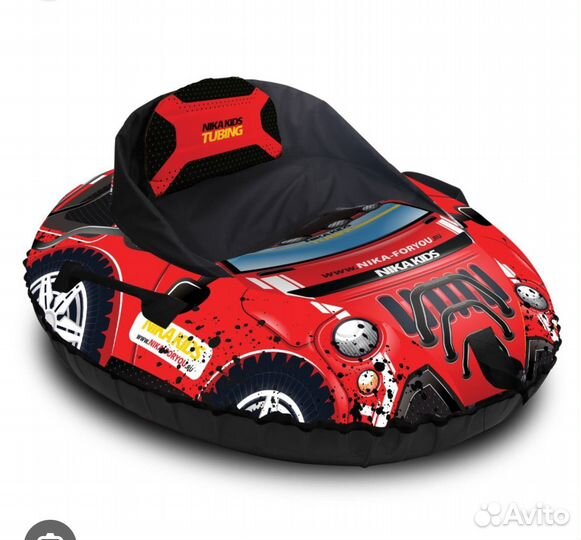 Тюбинг ника машинка со спинкой