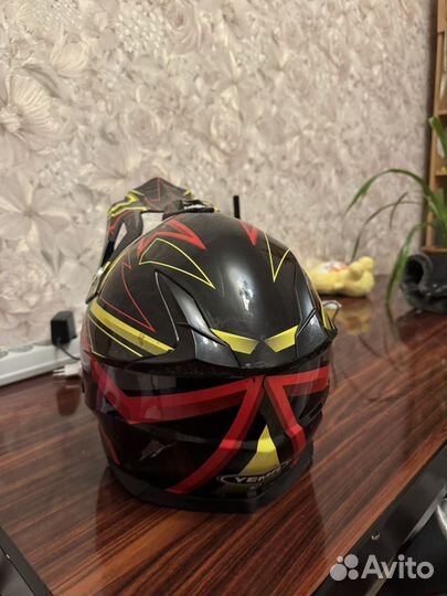 Шлем для мотокросса yema