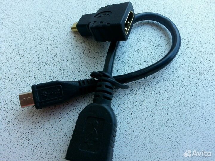Переходник (адаптер) hdmi micro-hdmi+подарок(кабел