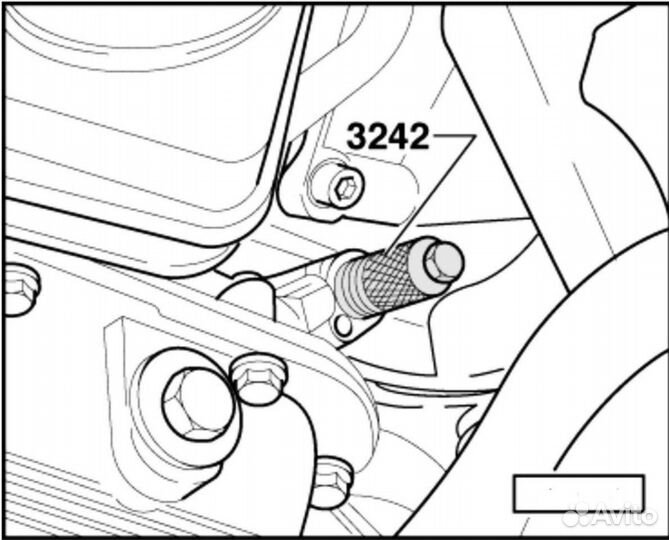 Фиксатор коленвала VAG 3242