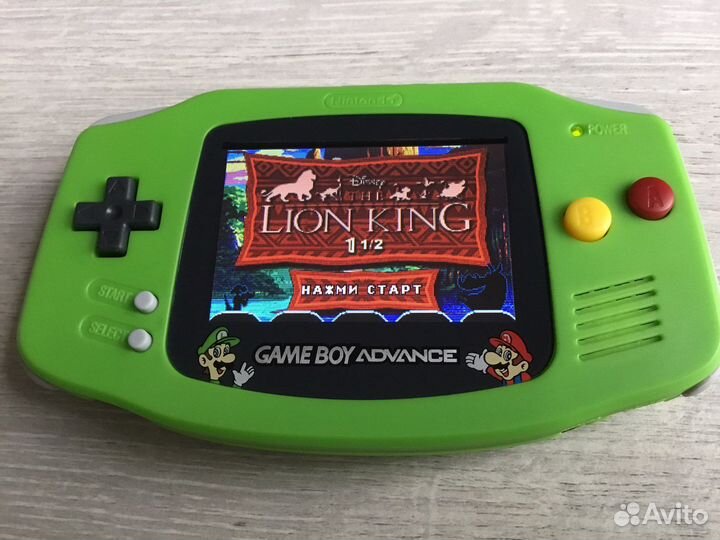 Gameboy Advance GBA с ITA TFT дисплеем