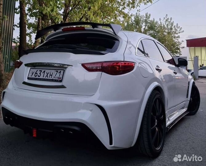 Тюнинг задний бампер v.3 для infiniti qx70 fx37