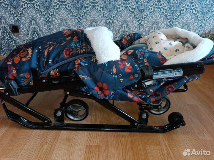 Коляска санки