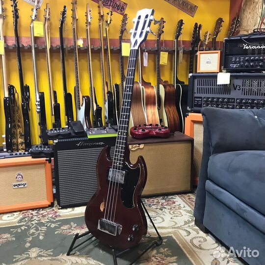 Бас-гитара Gibson EB-0 Slotted Headstock B Cherry