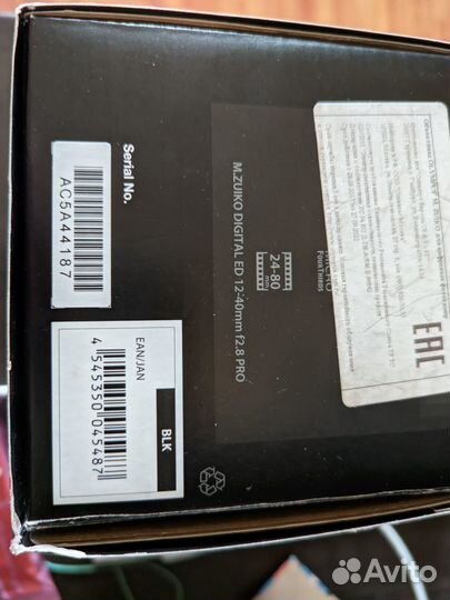 Olympus ED 12-40mm f/2.8 Pro Micro 4/3, новый, рст