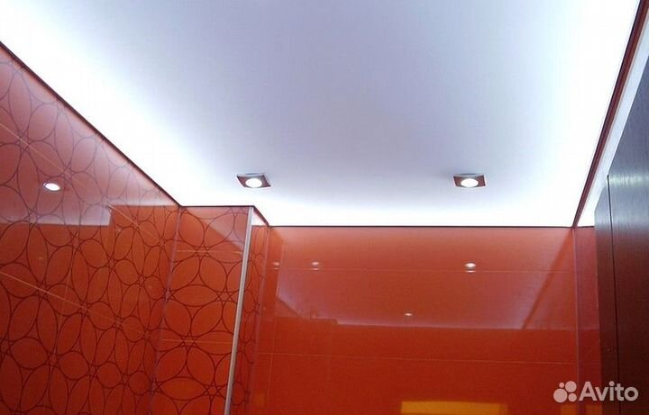 Натяжные световые потолки